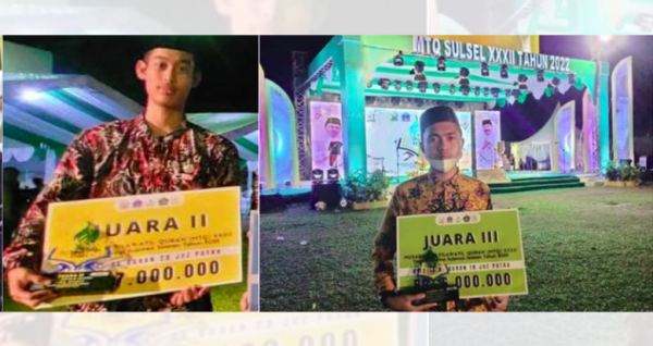 Tiga Mahasiswa STIBA Boyong Piala dalam MTQ XXXII Sulawesi Selatan