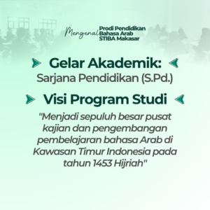 Mengenal Program Studi (Prodi) Pendidikan Bahasa Arab (PBA) STIBA Makassar