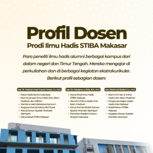 Mengenal Program Studi (Prodi) Ilmu Hadis (IH) STIBA Makassar