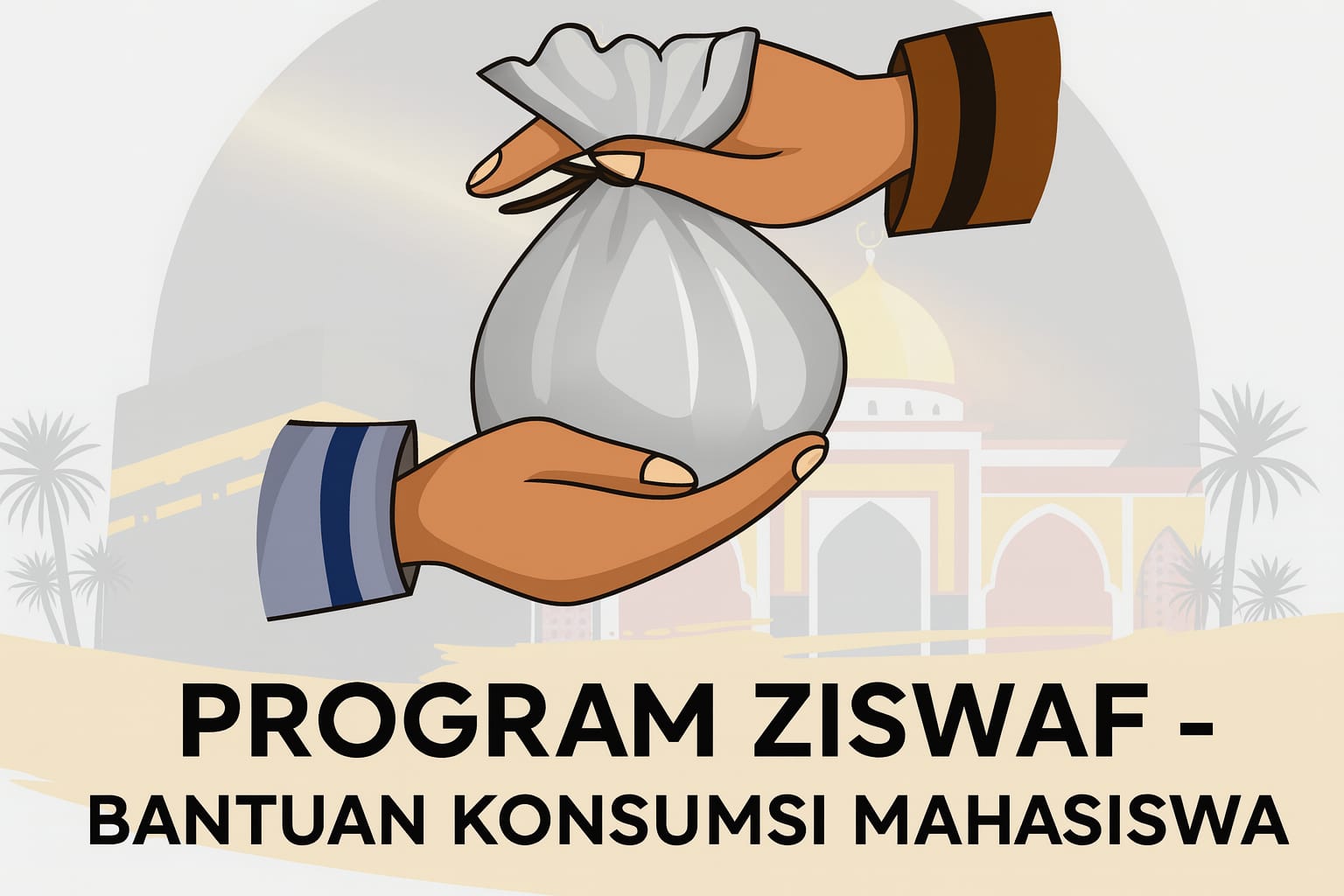 Rektor IAI STIBA Makassar Tetapkan Bantuan Konsumsi Mahasiswa Melalui Program Ziswaf